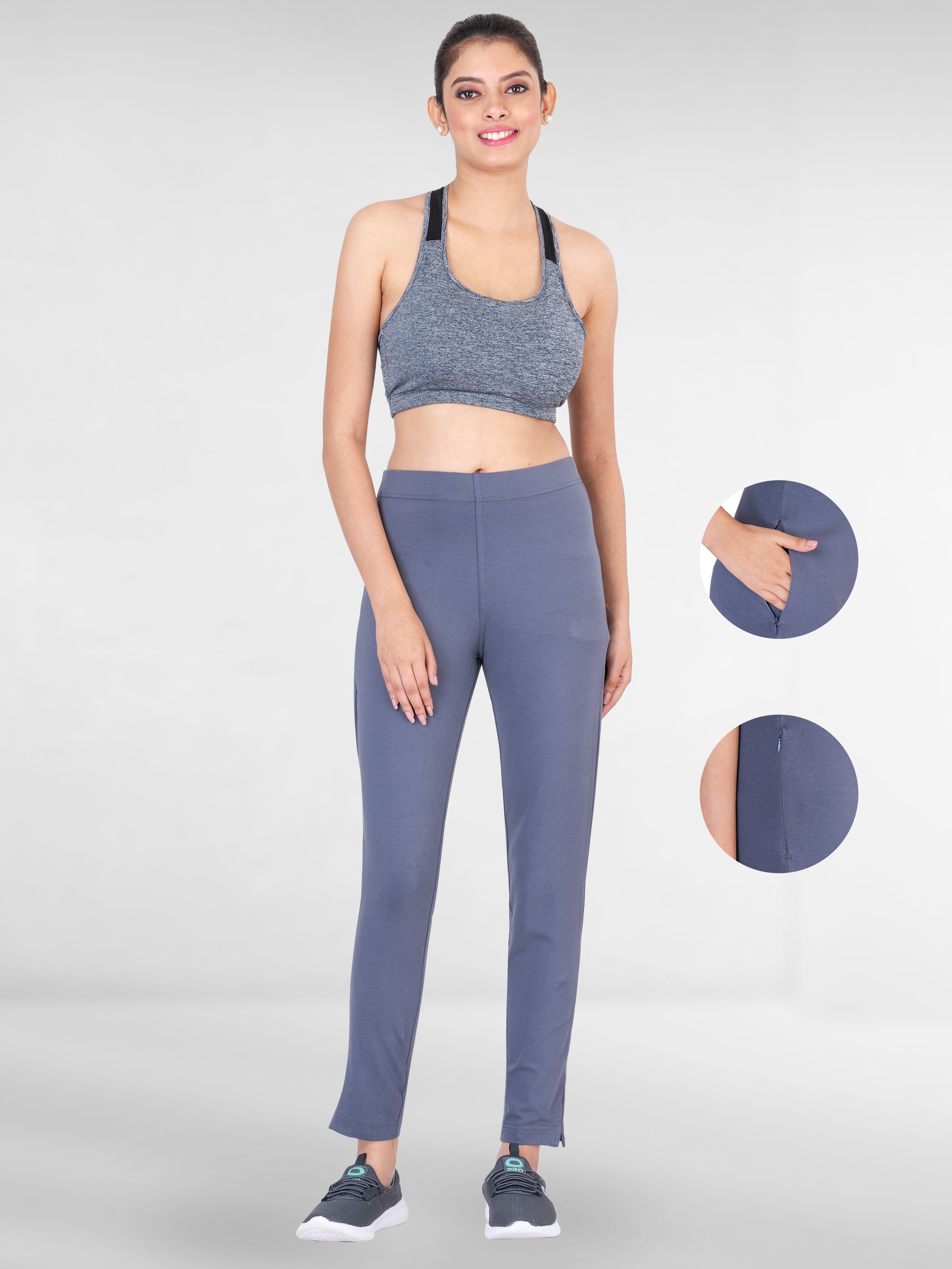 Pencil Pants Zip - Grey / M - Pencil Pants