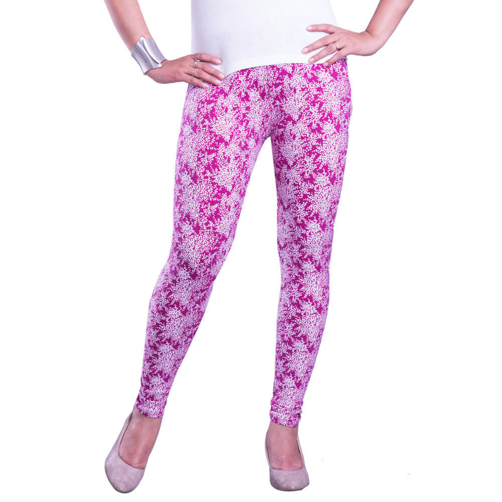 Buy PERF Pink Rush Lycra 3/4Th Fitted Legging for Women Online at Low  Prices in India - Paytmmall.com
