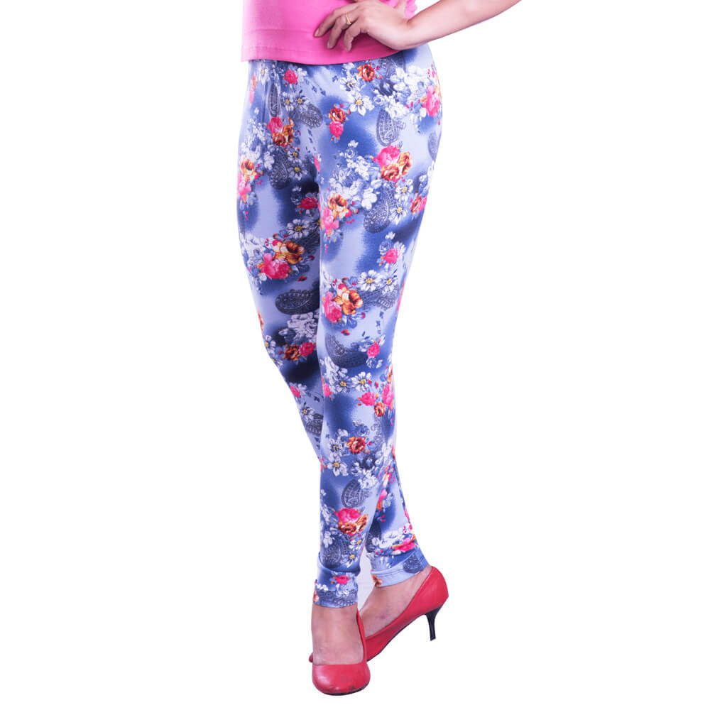 Buy printed leggings side view