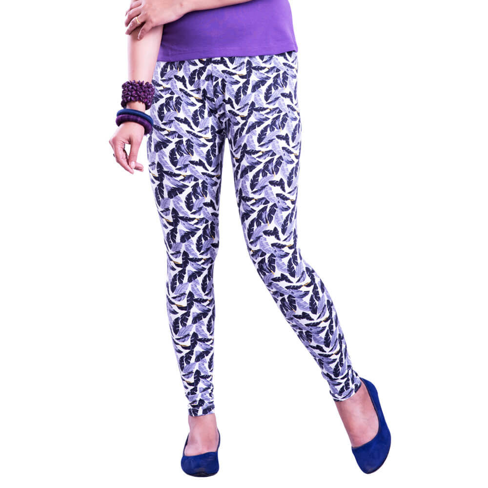 Buy printed leggings side view