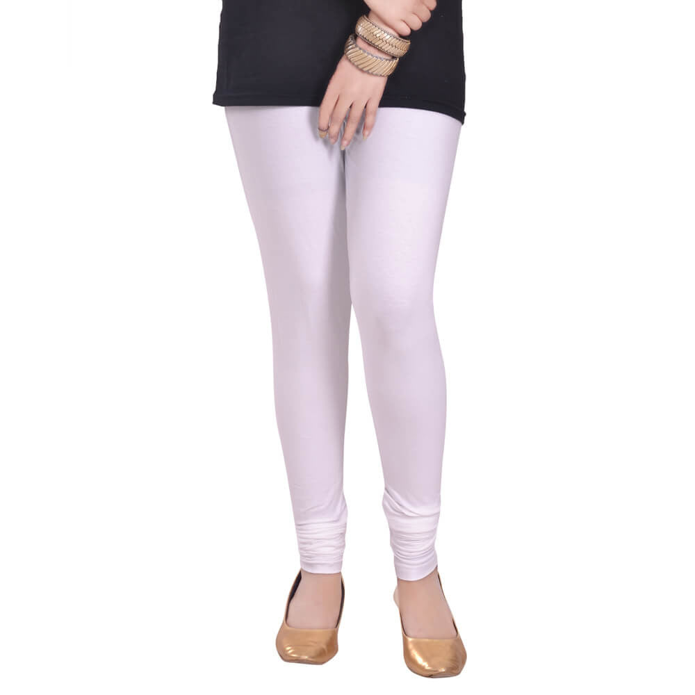 Churidar Leggings - White / Free Size - Churidar Leggings