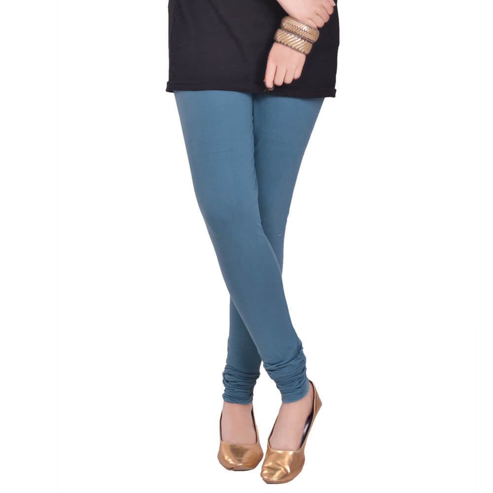 Churidar Leggings - Aqua Green / Free Size - Churidar Leggings