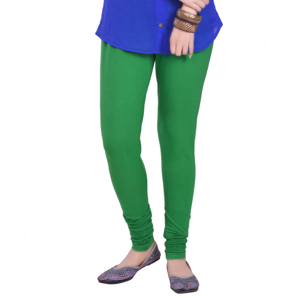 Churidar Leggings - F Green / Free Size - Churidar Leggings