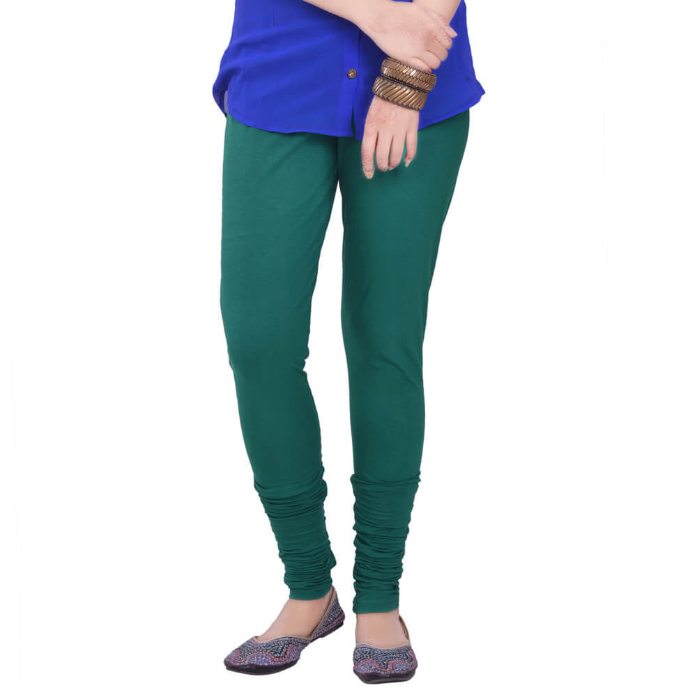 Churidar Leggings - Forest / Free Size - Churidar Leggings