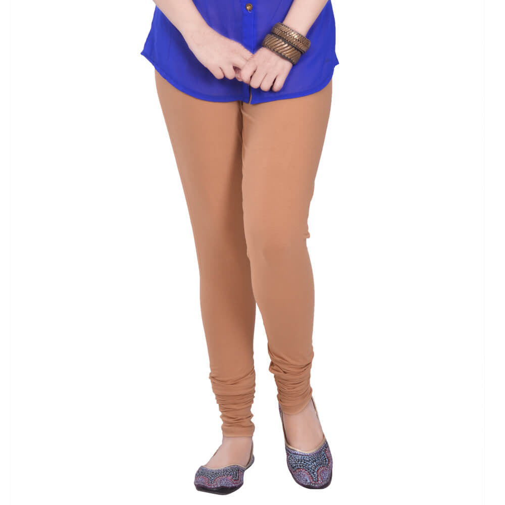 Churidar Leggings - Biscuit / Free Size - Churidar Leggings
