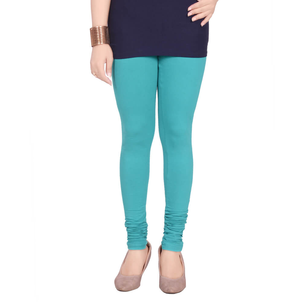 Churidar Leggings - L R Green / Free Size - Churidar Leggings