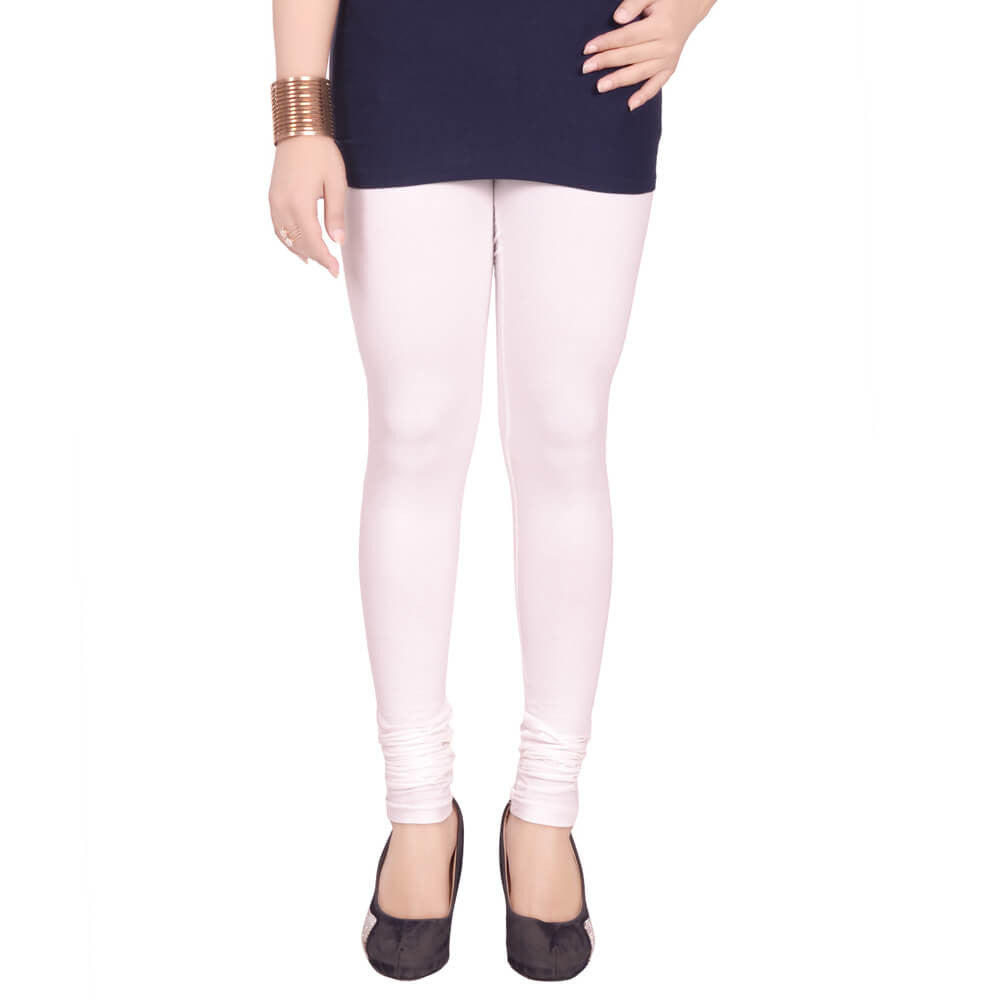 Churidar Leggings - Off White / Free Size - Churidar Leggings