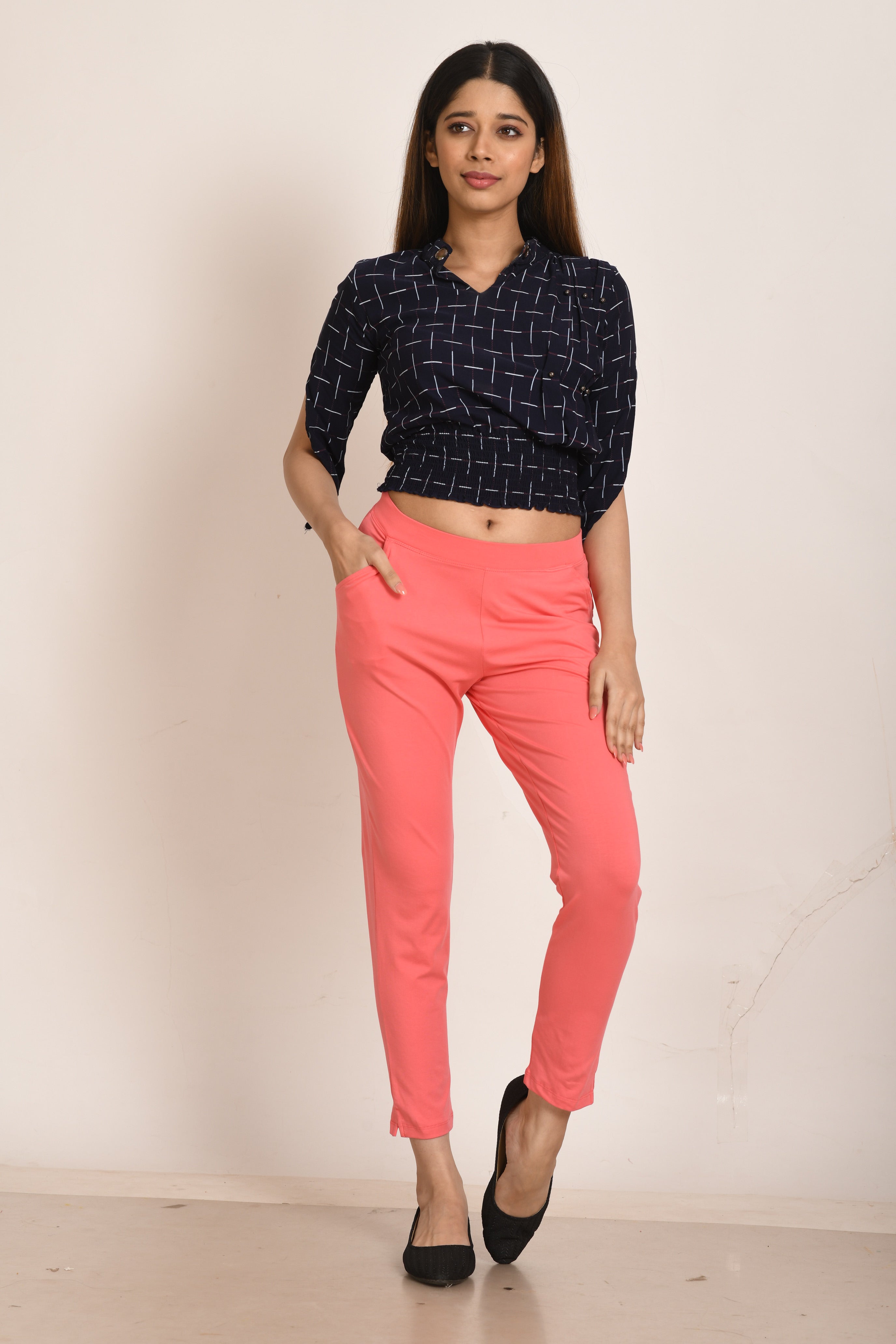 Buy Deepee Twister Knit Pants - Yoga Pants, Kurti Pants, Leisure Wear –  Deepee Online Store