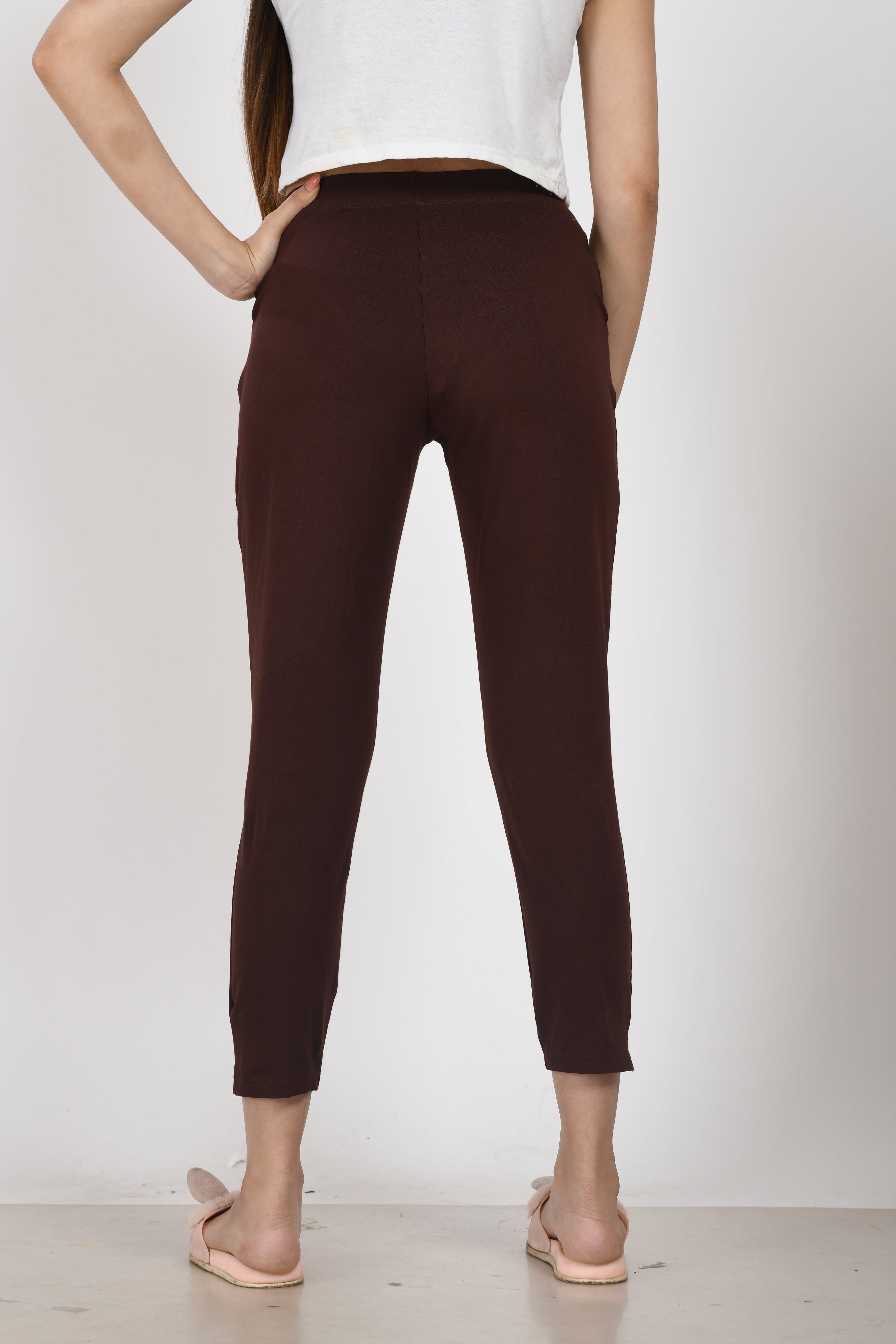 Dry Cleaning Brown Color Comfortable Regular Fit Casual Look And Soft  Fabric Ladies Pants at Best Price in Kutch  Navin Store