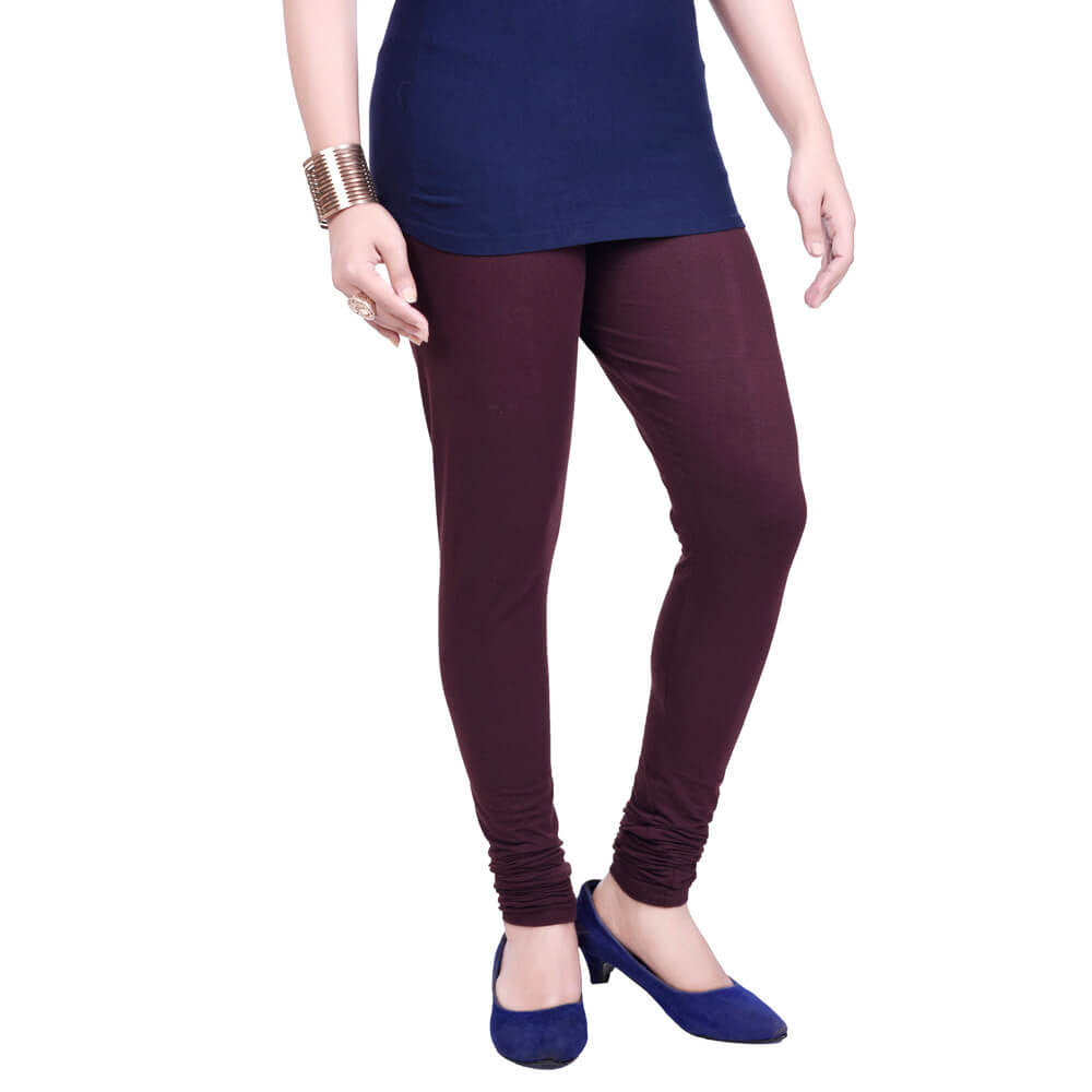 Churidar Leggings - Coffee / Free Size - Churidar Leggings