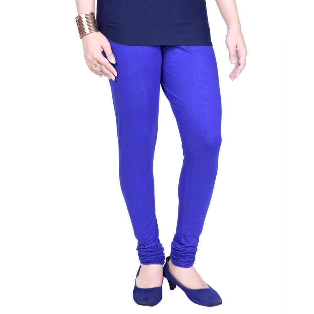Churidar Leggings - R-Blue / Free Size - Churidar Leggings