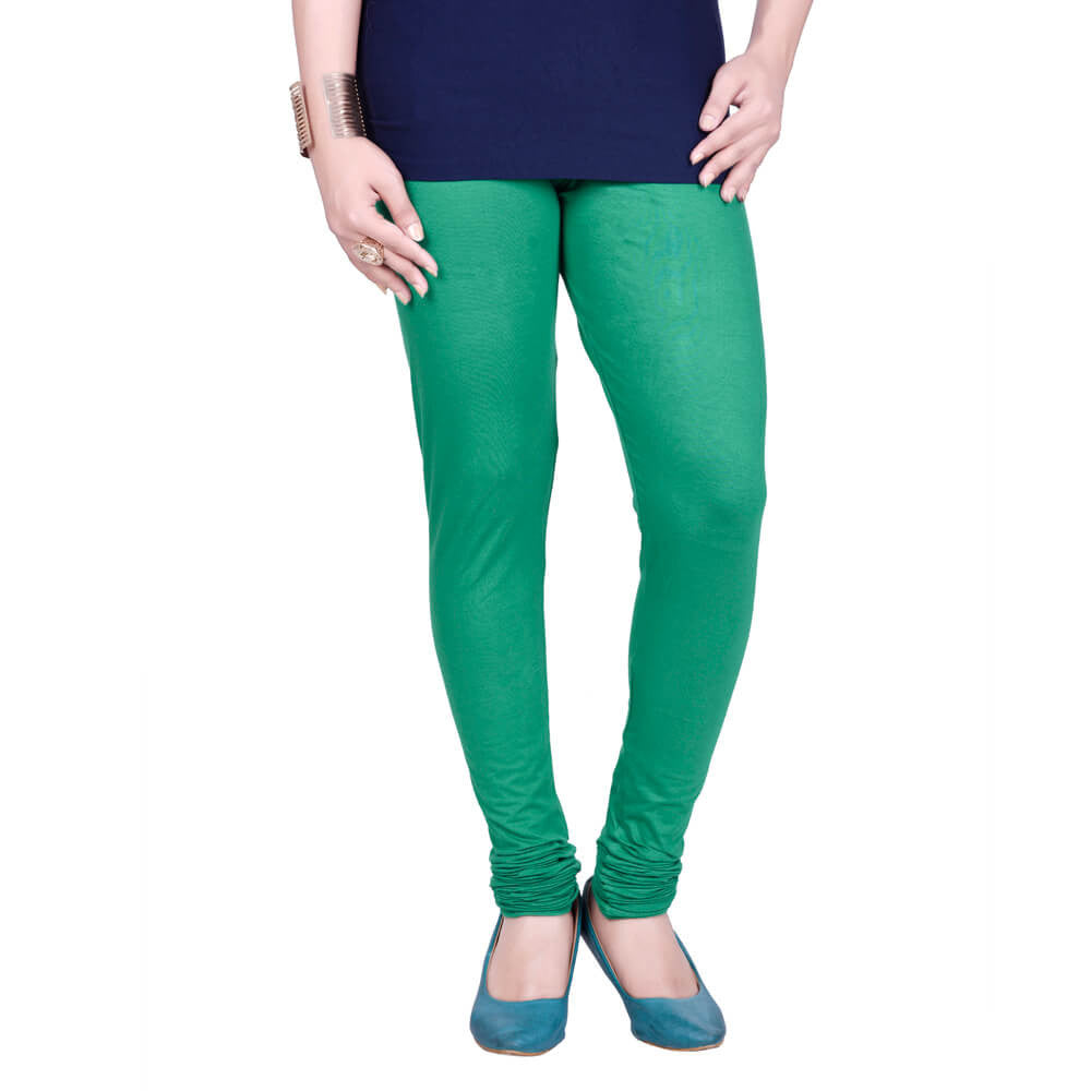 Churidar Leggings - P Green / Free Size - Churidar Leggings