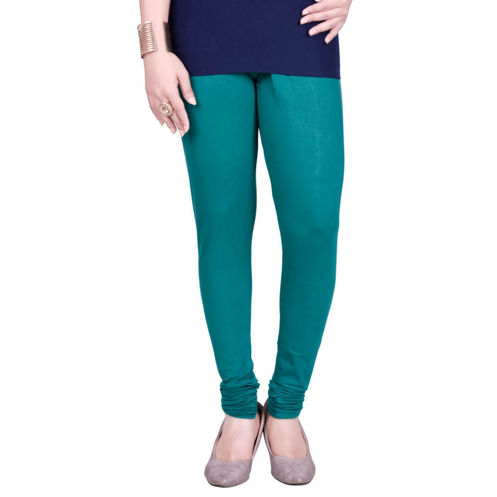 Churidar Leggings - Ox-Green / Free Size - Churidar Leggings