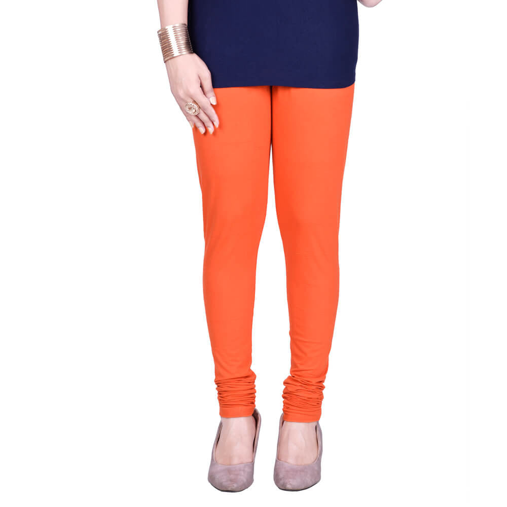 Churidar Leggings - D Rust / Free Size - Churidar Leggings