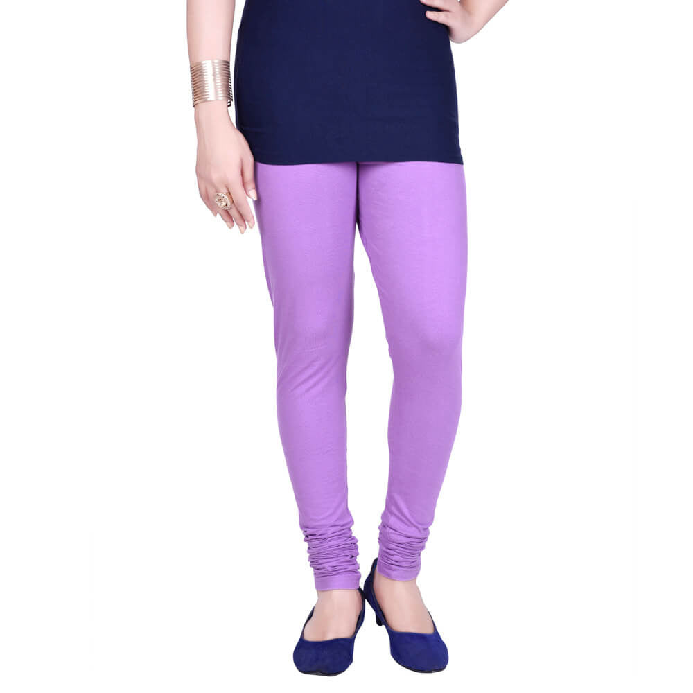 Churidar Leggings - Lavender / Free Size - Churidar Leggings