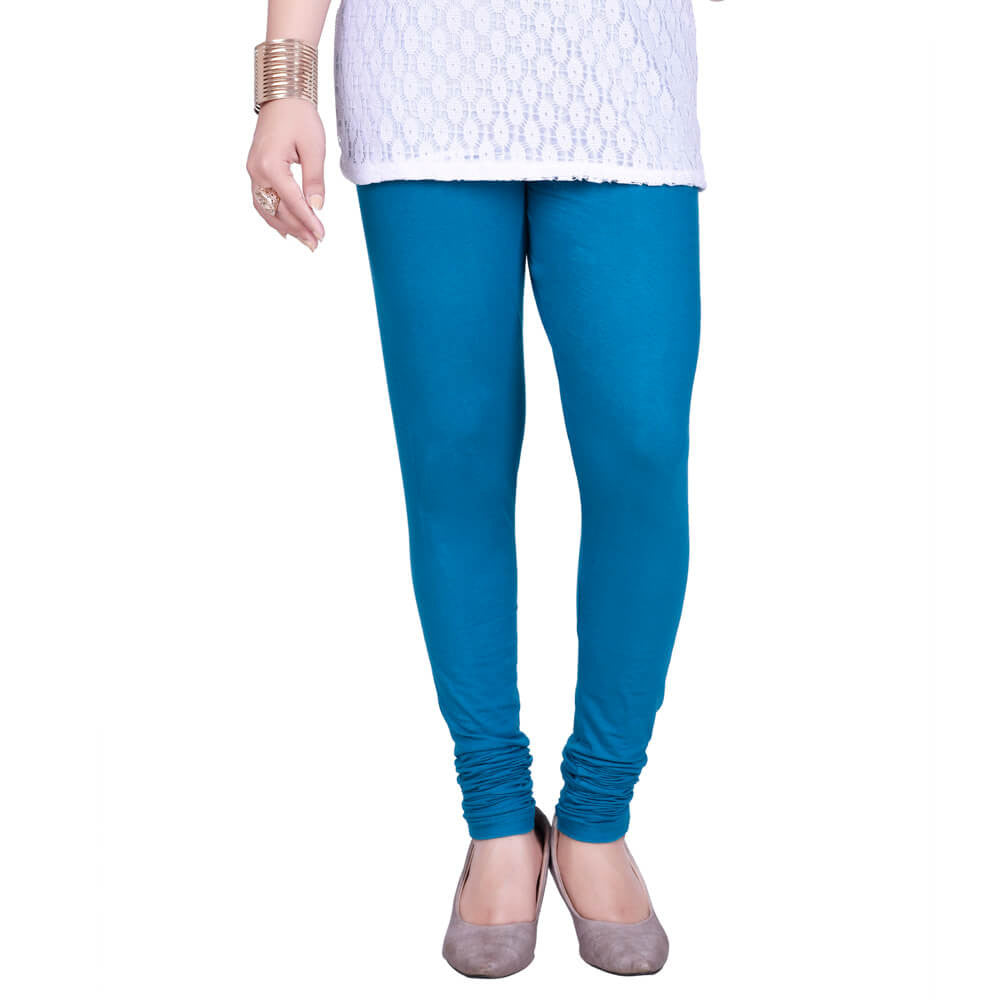 Churidar Leggings - D R Green / Free Size - Churidar Leggings