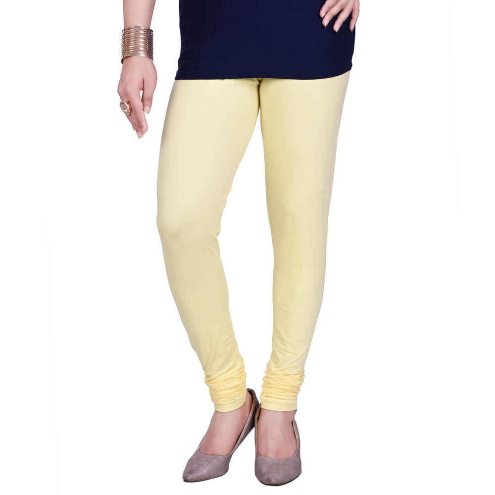 Churidar Leggings - L Lemon / Free Size - Churidar Leggings
