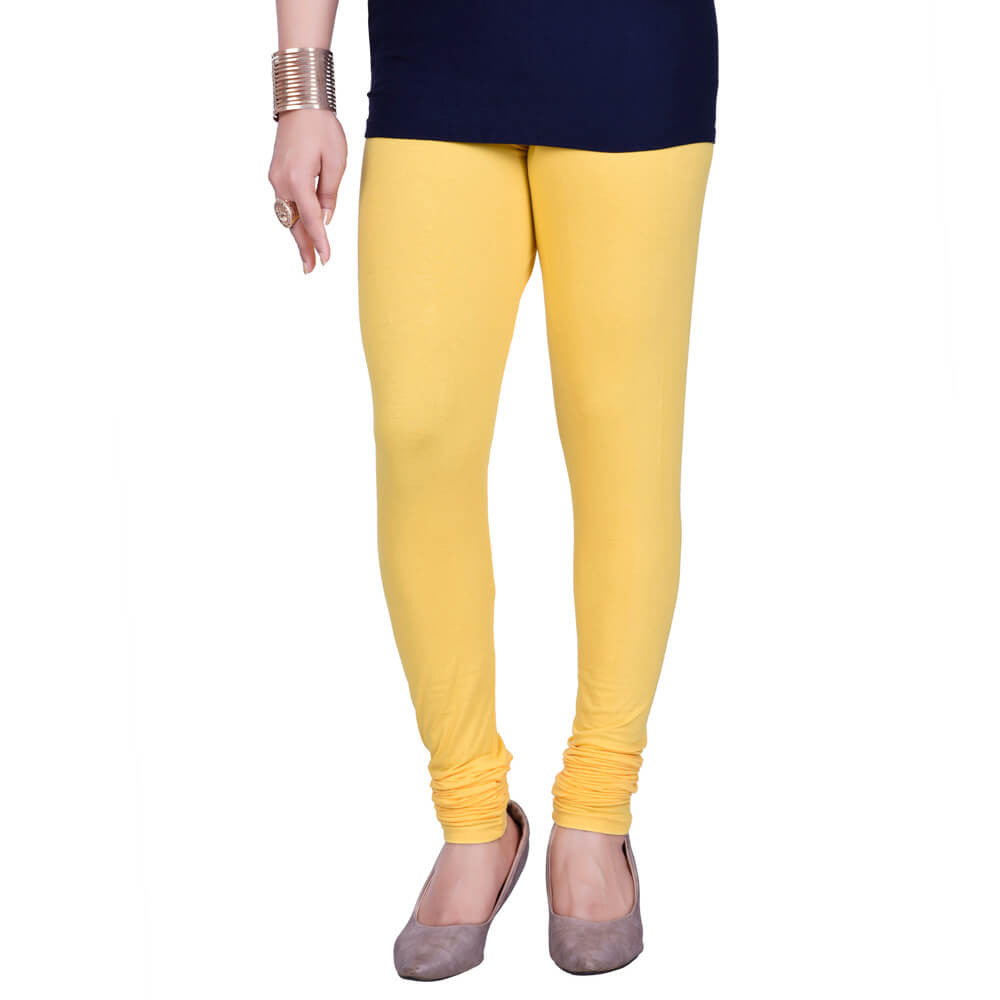 Churidar Leggings - Mango / Free Size - Churidar Leggings