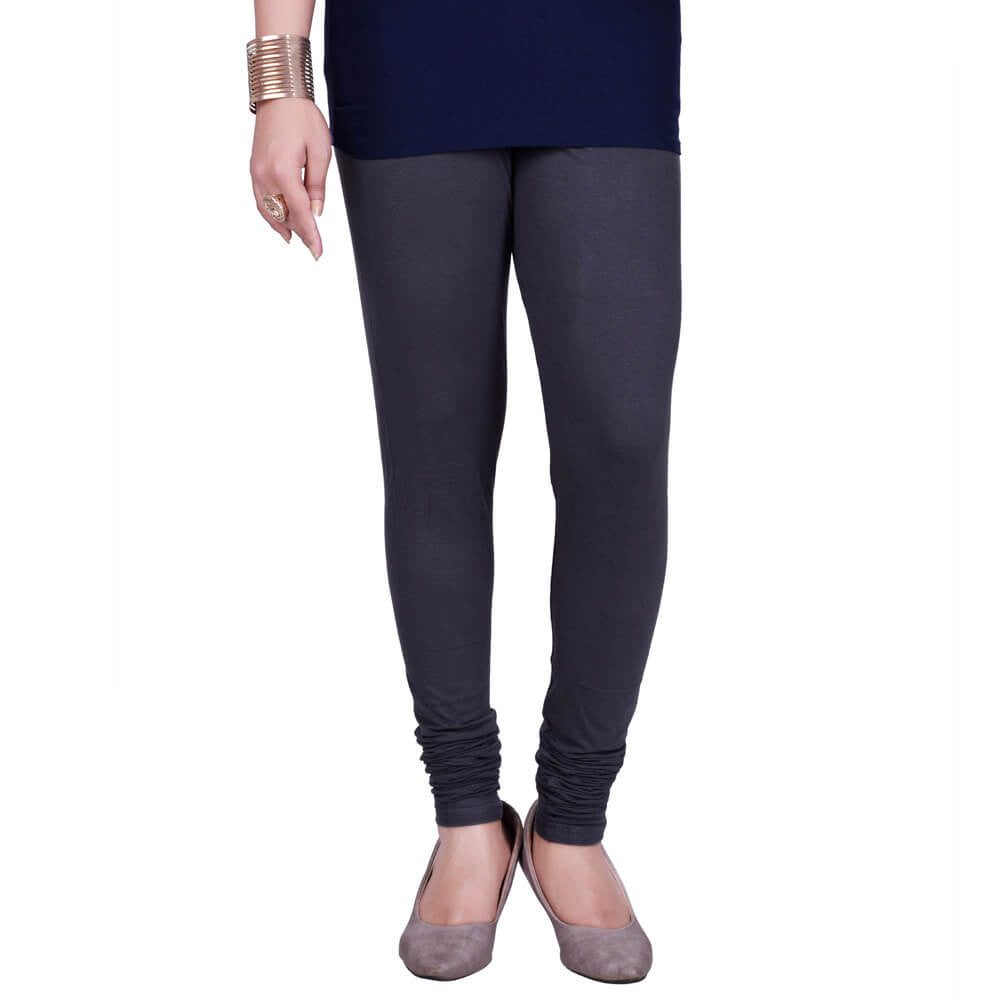 Churidar Leggings - Charcoal / Free Size - Churidar Leggings