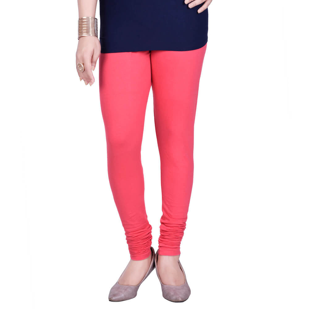 Churidar Leggings - Rose / Free Size - Churidar Leggings