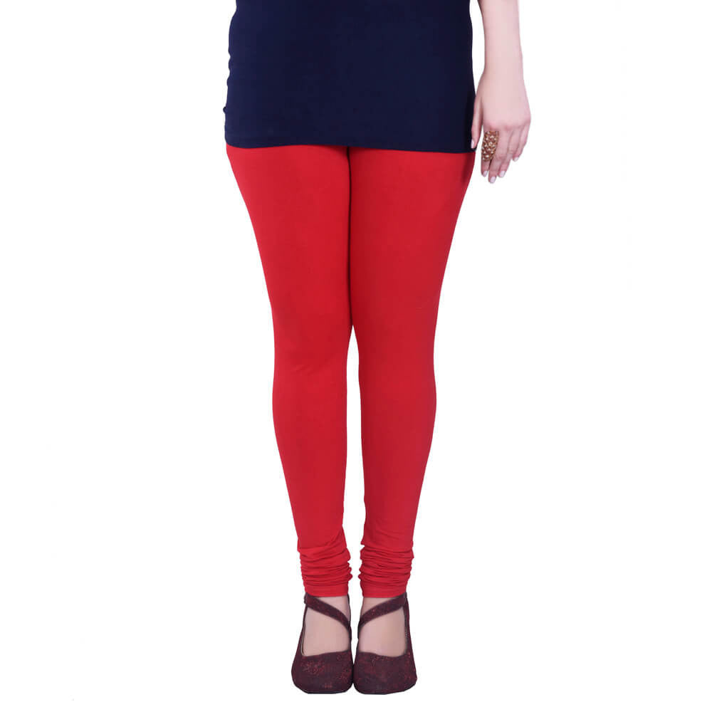 Churidar Leggings - Red / Free Size - Churidar Leggings