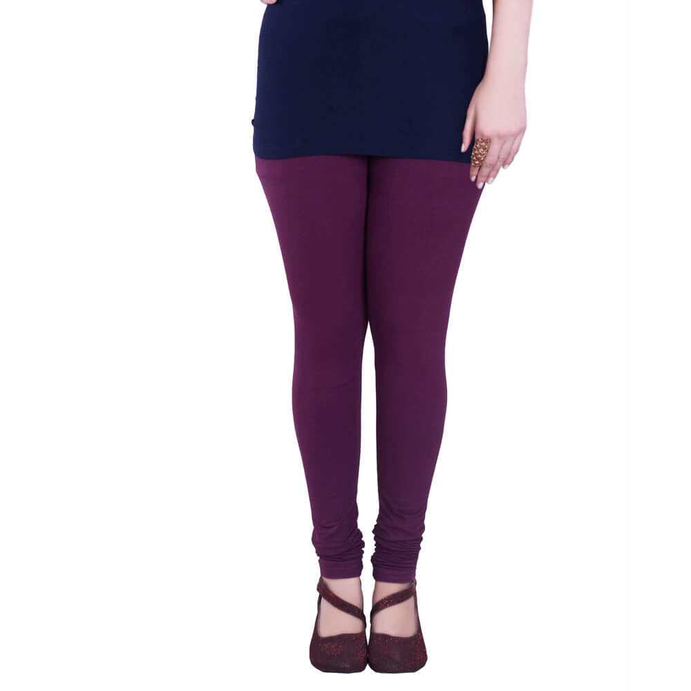 Churidar Leggings - Lt Burgandy / Free Size - Churidar Leggings