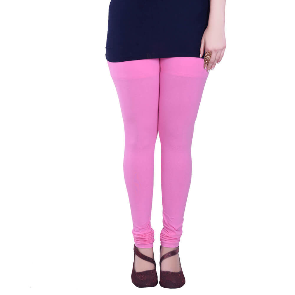 Churidar Leggings - Pink / Free Size - Churidar Leggings