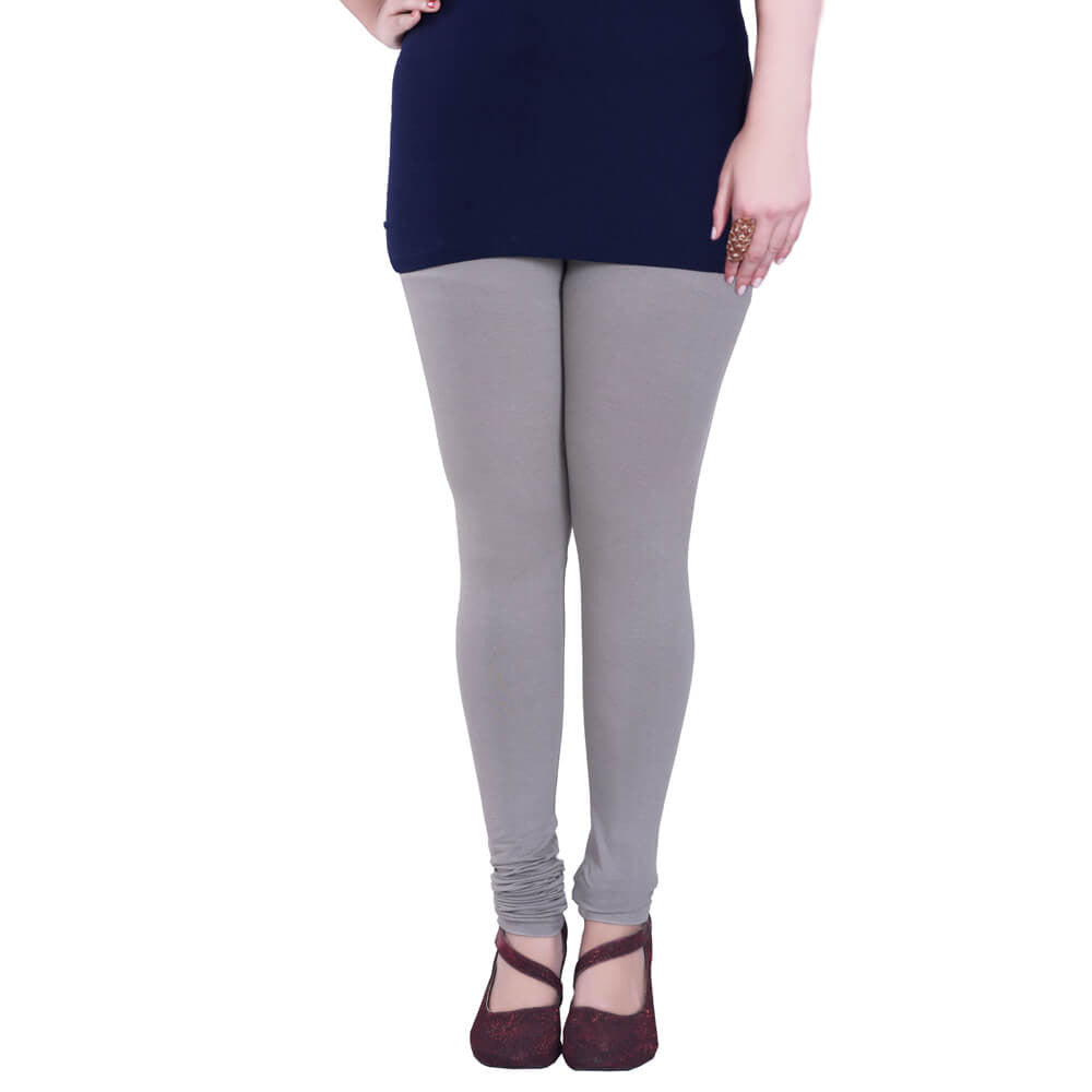 Churidar Leggings - Steel Grey / Free Size - Churidar Leggings