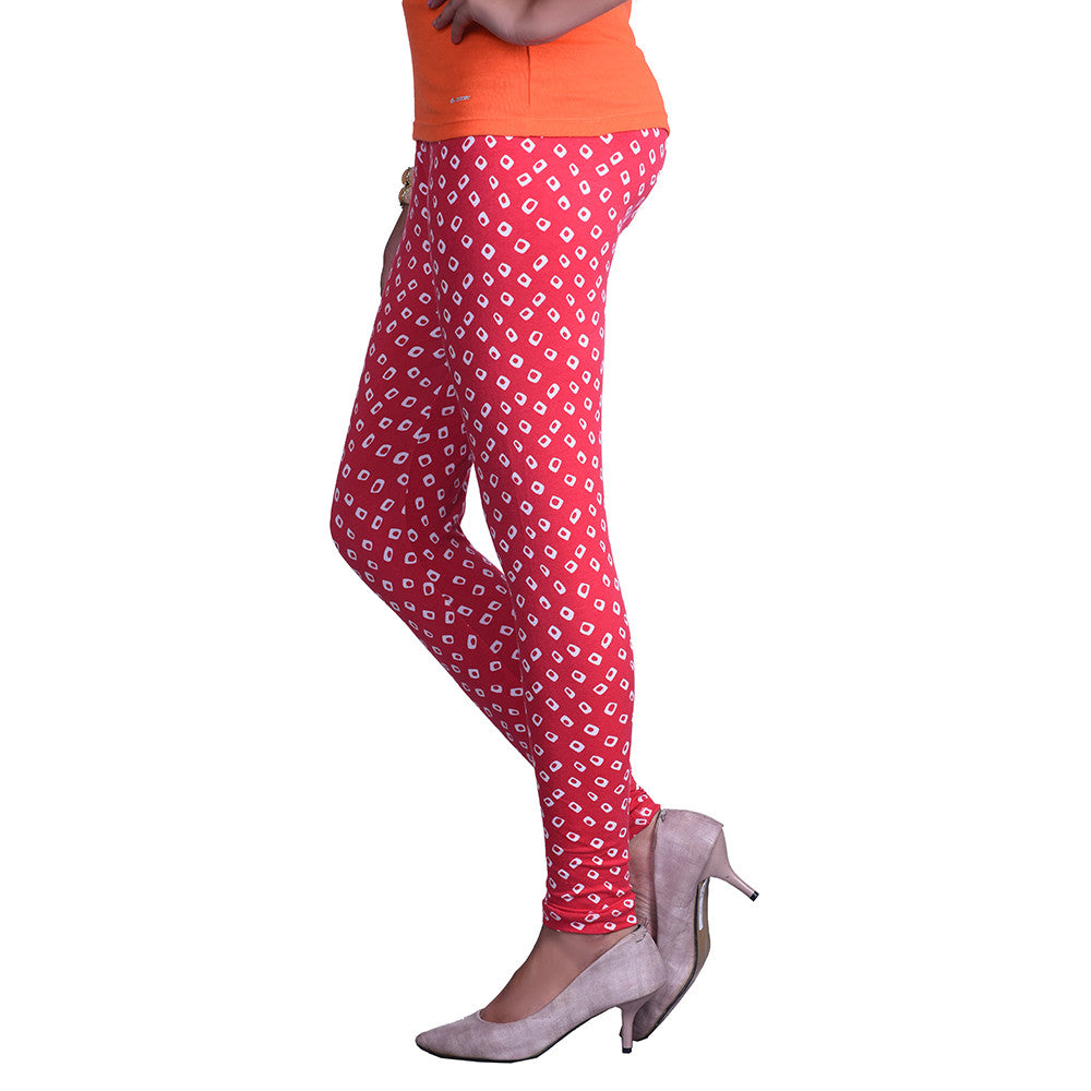 Buy printed leggings side view