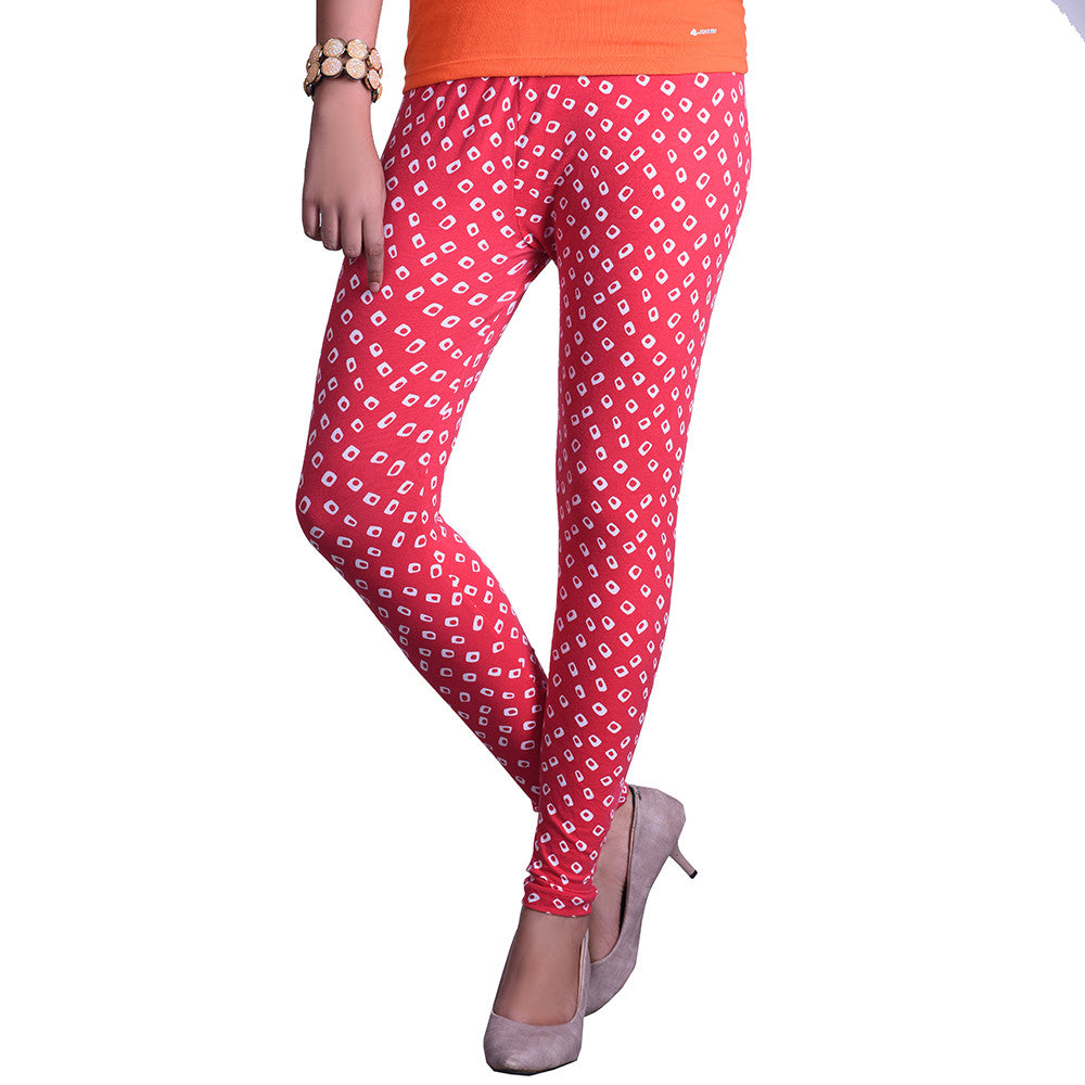 Buy printed leggings front view